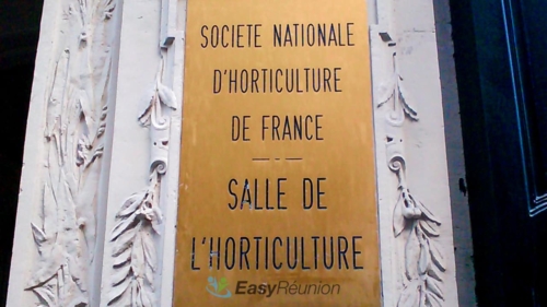 plaque de l&#039;espace grenelle - société national d&#039;horticulture de france